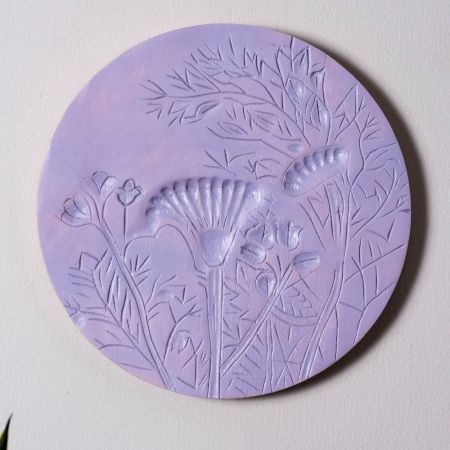 Mauve Garden Elegance Plate